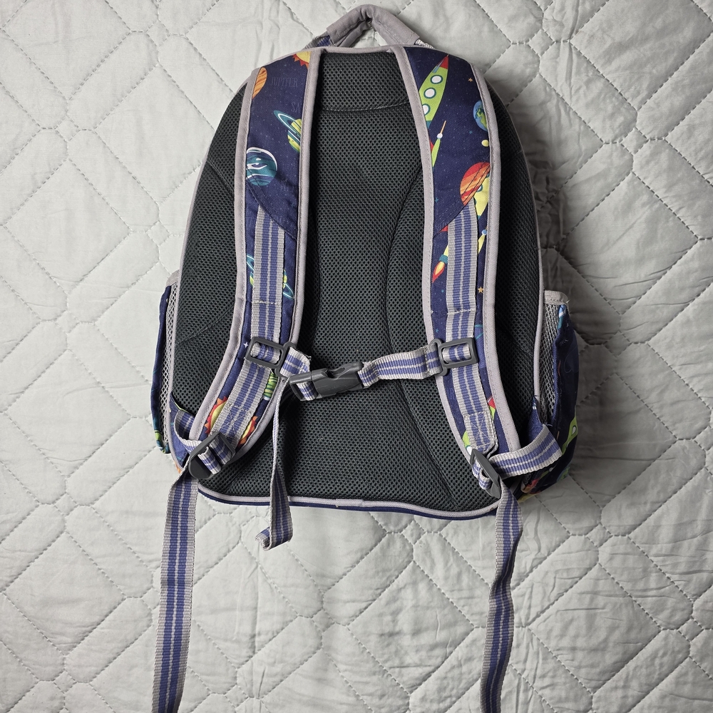 Pottery Born Kids Mackenzie Navy Solar System Glow-in-the-Dark Backpack - Picture 5 of 10